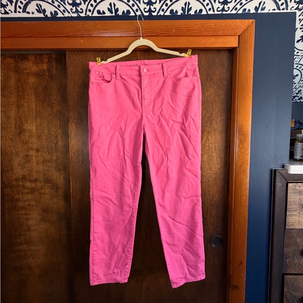 Talbots Fuchsia Slim Ankle Pants